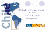 Estado del Avance de IPv6 en ChileHoy zRedes IPv6 Funcionando al Interior de varias Universidades Nacionales z3 Grandes Proyectos que promueven el uso de IPv6 en Chile zMulticast sobre