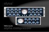 プラグイン・マニュアル alpha compressor compressor...WELCOME はじめに はじめに... M/S alpha compressor プラグインをご使用いただき 誠にありがとうございます。