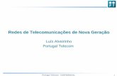 Luís Alveirinho Portugal Telecom · Portugal Telecom - CONFIDENCIAL 7 A espiral de novos serviços, quer no espaço Internet como no âmbito do vídeo colocam forte pressão na capacidade