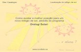 Como avaliar a melhor posição para um novo relógio de sol ... · Os slides a seguir mostram como usar "Orologi Solari" para a avaliação dessas três condições. ... Introduza
