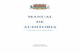 Manual de Auditoria - Prefeitura Municipal de São …...auditoria e controle, tais como o Tribunal de Contas do Estado do Rio de Janeiro – TCE/RJ e, em especial, o Tribunal de Contas