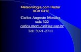 Carlos Augusto Morales sala 322 carlos.morales@iag.usp.br Tel: … · 2016-03-10 · inimigos da RAF • Em 20-Fevereiro ... 2 - IPMet/UNESP 1 - DAEE/CTH 2 - SIMEPAR 1 - CIRAM-SC.