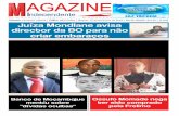 Maputo, 12 de Novembro de 2019 | SAI ÀS TERÇAS |Ano XII ... · Agitadores na AT atacam Maleiane Ataques continuam no Centro Grupos armados atacaram, nesta sexta-feira, dois camiões
