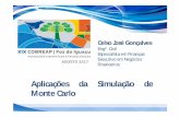 Aplicações da Simulação de Monte Carloibape-nacional.com.br/biblioteca/wp-content/uploads/2017/09/Cobreap... · • Workshop do Rio de Janeiro e reabertura da Comissão de Estudos