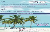 Programa Final · 2016-10-13 · 2 1a Jornada Internacional de Implantología Bucomaxilofacial de ALACIBU 4 ... Comités 4 Información general 5 Exposición comercial 6 Esquema de