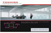 Novo sistema VRF Toshiba para aplicações de pequeno e ... · Novo sistema VRF Toshiba para aplicações de pequeno e médio porte 2 A vida fica cada vez melhor. O sistema de condicionamento