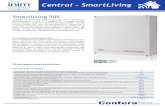Central - SmartLiving - ConteraCentral - SmartLiving Smartliving 505 Central de Intrusão para a gestão de 5 terminais Motherboard, 1 relé e 2 saídas O.C programáveis; comunicador