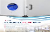 PLUGBOX EC RE Blue - Ventilnorte...PLUGBOX EC RE Blue o interior em Isolament chapa galvanizada com Isolamento acústico em manta de lã mineral no interior (aconselhável para situações