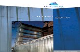 SGG U-GLAS Vidrio impreso - Cristaleria Cruz Perez...SGG U-GLAS es un vidrio translúcido desuperficie texturada y sección en forma de “u”, aspecto que le confiere la rigidez