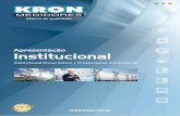 Apresentação Institucional · 2020-01-29 · una visión global, Kron incorporó en su cartera de productos otros tipos de instrumentos analógicos, transformadores de intensidad