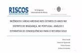 INCÊNDIOS E ÁREAS ARDIDAS NOS ÚLTIMOS 25 ANOS NO … · 2017-06-16 · Introdução •A erosão é uma das ameaças mais importantes ao recurso solo em Portugal, colocando em