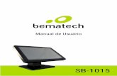 Manual de Usuário - BematechO computador SB-1015 utiliza driver Touch plug-and-play. Então, basta realizar a conexão com um computador e o driver será instalado automaticamente.