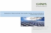 Boletim Mensal de Geração Solar Fotovoltaica Setembro/2019 · 2019-11-12 · Boletim Mensal de Geração Solar Fotovoltaica Setembro/2019 Pág. 9 / 25 Tabela 4 – Recordes de percentual