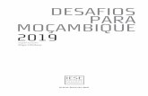 DESAFIOS PARA MOÇAMBIQUE - IESE · em Moçambique a nível local, argumentando que, devido à fragilidade dosmecanismos de gestão de finanças públicas nos municípios, à concorrência