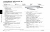 Luminária linear da série Viamaster LED Luminária para ...atexbr.com.br/gerenciador/uploads/1/produtos/pdf/... · luminária fluorescente FN da Appleton — (1) bujão M20 ou M25