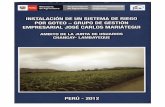  · 2012-07-06 · Cintä de riego porgoteo PSI, como organismo descentralizado del Ministerio El Programa Subsectorial de Irrigaciones — de Agricultura, promueve el desarrollo