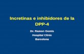 Incretinas e inhibidores de la DPP-4...Reciprocal Response of Insulin and Glucagon in Postprandial Period in Persons Without Diabetes CHO meal Pancreatic islet mg/dL 120 Glucose α-Cells