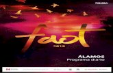 FAOT2019-ALAMOS-ProgramaDiariofestivalortiztirado.gob.mx/wp-content/uploads/2019/01... · 2019-01-15 · 21 :30 / Paco de María, La voz del Big Band - Plaza de Armas 23:30 / Noche