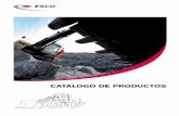 CATÁLOGO DE PRODUCTOS€¦ · Productos para motoniveladoras 22 Sistemas de labio Protectores fijados mecánicamente Toplok ... – El seguro integrado a prueba de fallas reduce