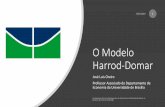 O Modelo Harrod-Domar - José Luis Oreirojoseluisoreiro.com.br/site/link/16680a11652d402eefb328648736eb3… · O Modelo Harrod-Domar •A característica central do assim chamado
