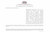 República Dominicana TRIBUNAL CONSTITUCIONAL EN NOMBRE · PDF file 2018-05-21 · República Dominicana TRIBUNAL CONSTITUCIONAL Expediente núm. TC-05-2017-0134, relativo al recurso