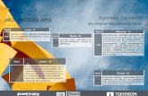 MES: AGOSTO 2015 Agenda Semanal · enlaces del sistema municipal de documentacion al taller “actualizacion en archivistica y sistemas de gestion documental” (sgd) fundamentos