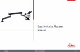 Estativo Leica Flexarm Manual Flexarm... · 2019-06-18 · Antes del montaje, asegúrese de que la placa de platina seleccionada puede soportar el peso. En caso contrario, ¡las perso-nas,