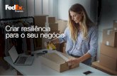 Criar resiliência para o seu negócio€¦ · Foco na eficiência A eficiência operacional pode ajudar a torná-lo mais resiliente face aos obstáculos, assim, considere a hipótese