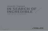 ASUS Tablet€¦ · 2 Manual electrónico do Tablet ASUS PG8815 Primeira edição Maio 2014 Direitos de autor Nenhuma parte deste manual, incluindo os produtos e software aqui descritos,