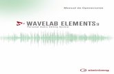 Manual de Operacionesdownload.steinberg.net/downloads_software/WaveLab...Formatos de CD de audio 274 Bucles 274 Crear bucles básicos 275 Depurar bucles 284 Buclear audio que no es