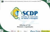 Oficina nº 31 Módulo: Legislação e Passagens - SCDP...ABOP Slide 12 Semana de Administração Orçamentária, Financeira e de Contratações Públicas Acórdão TCU 1151/2007 –