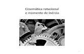 Cinemática rotacional e momento de inércia€¦ · angular variou de ∆#=# f − # i, que é o seu deslocamento angular. Atenção: nem # e nem ∆# estão restritos ao intervalo