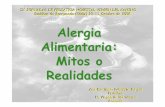 Alergia Alimentaria: Mitos o Realidades · IX JORNADAS DE PEDIATRIA HOSPITAL VIRGEN DEL CAMINO Sanlúcarde Barrameda(Cádiz) 10-11 Octubre de 2008 IX JORNADAS DE PEDIATRIA HOSPITAL