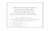 Terapia ocupacional en centro de día: Paciente geriátrico ...zaguan.unizar.es/record/7518/files/TAZ-TFG-2012-312.pdf · Mini Examen Cognoscitivo de Lobo (18):28/35.No hay deterioro