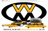 SEGADORAS AUTOPORTANTES de RADIO CERO para RECOGIDA ...€¦ · SEGADORAS AUTOPORTANTES de RADIO CERO (para MULCHING) WALKER B18 800005. Una Walker más compacta, con un centro de