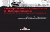 Anarquismo Coletivista: O Bakuninismo · 2019-12-20 · Bakunin formou-se em grande parte inﬂuenciado pelo pensamento de Hegel. Fazendo parte do que se costumou chamar de jovens
