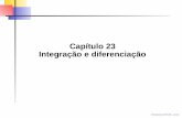 Capítulo 23 Integração e diferenciaçãordahab/cursos/matlab/Welcome_files/... · Integração O cálculo da integral de uma função é o processo de se aproximar a área compreendida