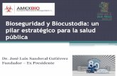 Bioseguridad y Biocustodia: un pilar estratégico 4. Niveles de Bioseguridad (OMS, CDC) asignados 5. Responsables, responsabilidades, obligaciones 6. Hoja de seguridad de agentes biológicos