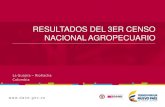 RESULTADOS DEL 3ER CENSO NACIONAL AGROPECUARIOguajira360.org/wp-content/uploads/2017/08/Result... · UPA CON LOTES DE PRODUCCIÓN PARA AUTOCONSUMO Participación (%) de las UPA en