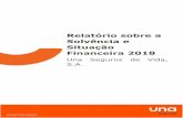 Relatório sobre a Solvência e Situação Financeira 2018areareservada.unaseguros.pt/US/PDF/SFCR_UNAV_2018_site.pdf · Relatório sobre a Solvência e Situação Financeira 2018
