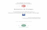 Relatório de Estágio · 2019-11-07 · Faculdade Economia Universidade de Coimbra Relatório de Estágio Contributos do PNUD para o Desenvolvimento de São Tomé e Príncipe Relatório