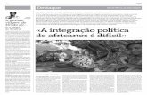 do Benfica) «A integração política de africanos é difícil» jornais/africa.pdf · e o secretário de Estado dos Negócios Estrangeiros e da Cooperação,João Gomes Cravinho