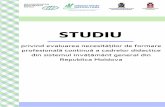 Studiu privind · 16.11.2005), Clasificatorul ocupaţiilor din Republica Moldova (CORM 006-14) (ord. MMPSF nr. 22 din 03.03.2014), Nomenclatorul domeniilor de formare profesională