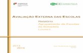 Relatório Agrupamento de Escolas da Bobadela LOURES · Língua Portuguesa e em Matemática. Pelo contrário, baixaram os valores das taxas de conclusão dos 6.º e 9.º anos, bem