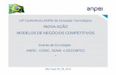 INOVA-AÇÃO MODELOS DE NEGÓCIOS …az545403.vo.msecnd.net/uploads/2013/08/transparencias...direcionador do esforço tecnológico ; • “chama para a mesa da inovação brasileira”