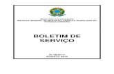 BOLETIM DE SERVIÇO - IFTMiftm.edu.br/VIRTUALIF/DOCS/arquivos/boletins... · boletim de serviÇo nº 08 de 31/08/2014 I – o conhecimento, por parte do avaliado, do instrumento de