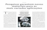 CAPA Pesquisas garantem novos materiais para as mais variadas …inovacao.scielo.br/pdf/inov/v3n3/a22v3n3.pdf · ver num mercado bastante competitivo, tem financiado estudos com nanotec-nologia