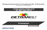 ANALISTA EM TRÂNSITO - PEDAGOGOqcon-assets-production.s3.amazonaws.com/prova/...CONCURSO PÚBLICO – DEPARTAMENTO ESTADUAL DE TRÂNSITO DE RONDÔNIA – DETRAN/RO Cargo: Analista