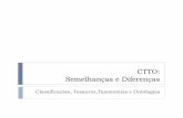 CTTO: Semelhanças e Diferenças - UnBlillianalvares.fci.unb.br/phocadownload/Fundament... · Para tanto, o recurso utilizado em tesauros são as notas explicativas ou de escopo,