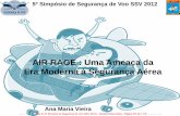 AIR RAGE : Uma Ameaça da Era Moderna à Segurança Aéreassv.ipev.cta.br/ssv-apresentacoes/2012... · • De acordo com a defesa de Sefilian, a culpa é das companhias aéreas, que